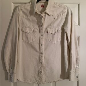 Levi's Off-White Western Shirt